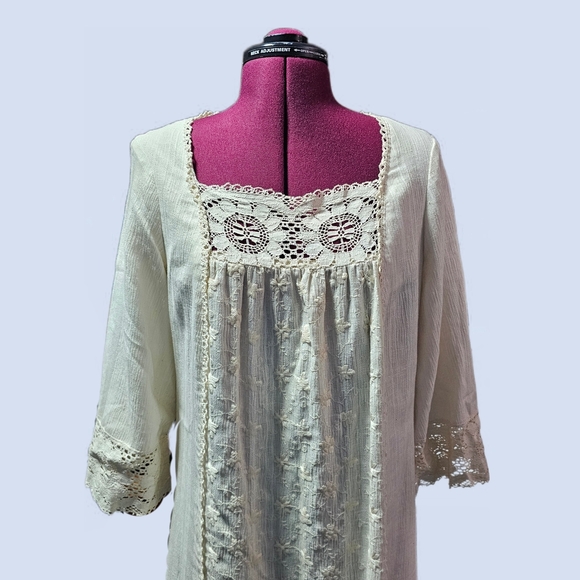 Vintage Mid-Century Nightgown, Dating From The 1950s–Early 1960s, Made In The US - Picture 4 of 16